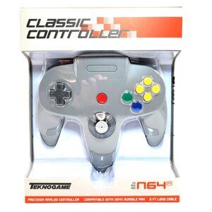 Nintendo 64 Wired Controller Joystick (N64 Video Game Console Compatible)